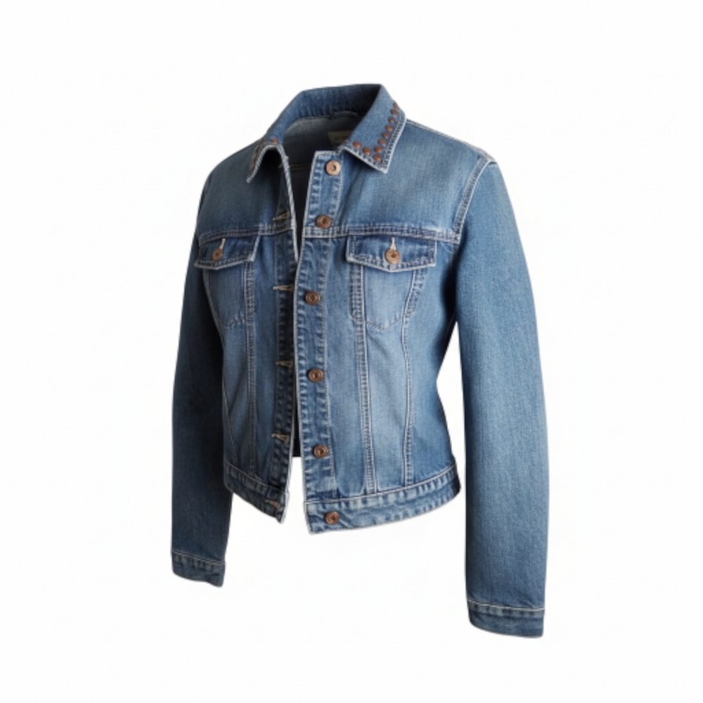 GAP Blue Denim Jacket SIZE MEDIUM - Picture 6 of 7